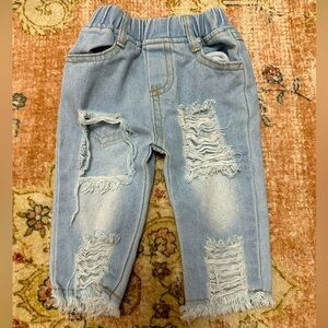 Light colored Jeans with waistband